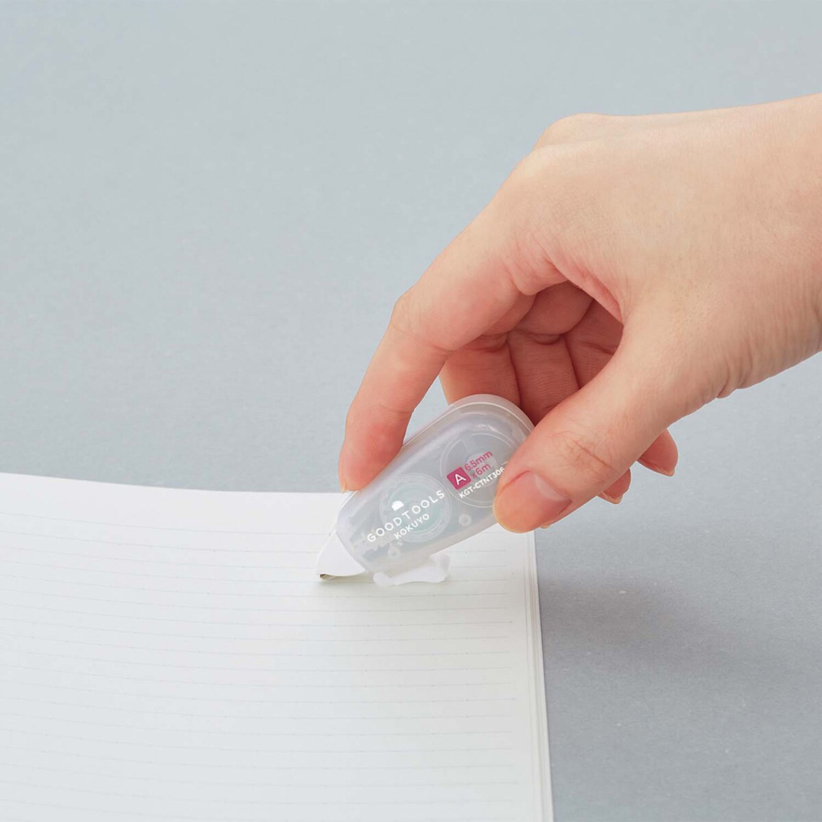 Cinta correctora desechable Kokuyo Good Tools A Traslúcido-8