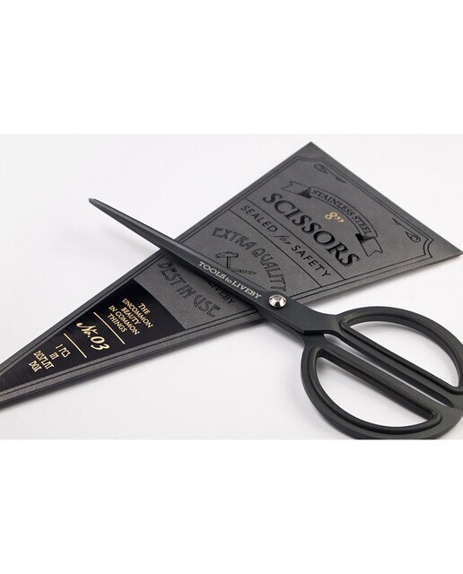 Tesouras de Aço 8 Polegadas - Preto Preto-5