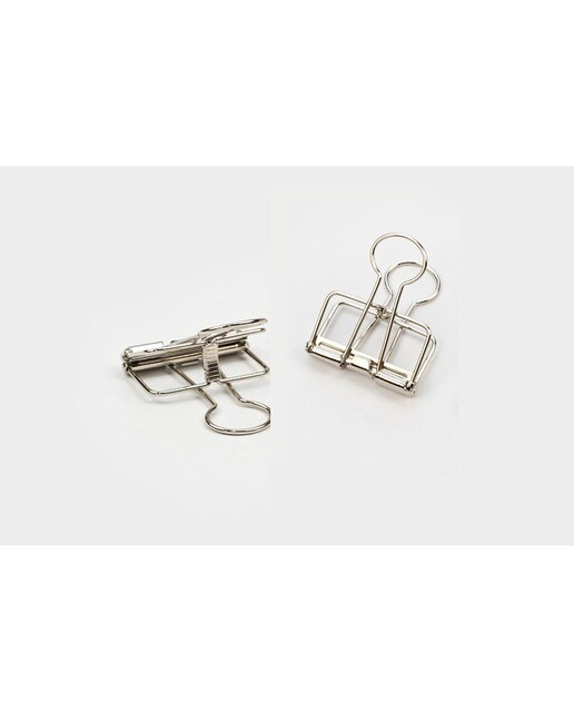 Pinças de Aço 32mm - Prateado Prata-3