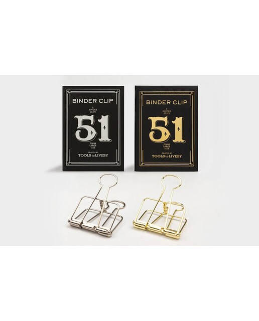 Pinças de Aço 51mm - Dourado Prata-1