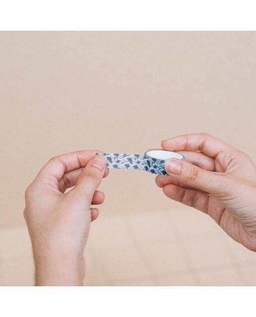 Conjunto de 4 Washi Tape Hokusai - Azul e Cinzento Azul / Cinzento-4