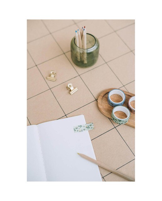 Conjunto de 4 Washi Tape Botanical Cacti - Verde e Bege Verde / Bege-6