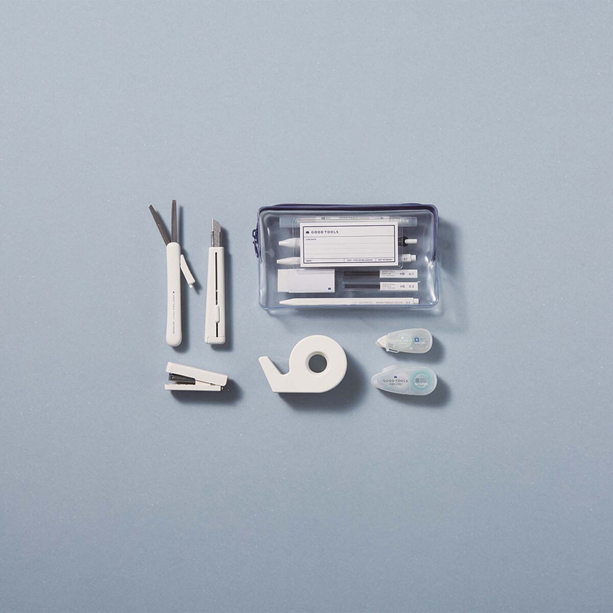 Cinta Adhesiva doble cara Kokuyo Good Tools blanca Traslúcido-30