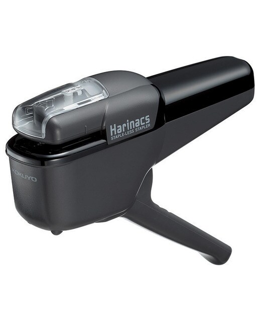 Imagen 0 de Grapadora sin grapas Kokuyo HARINACS HANDY 10 hojas negra