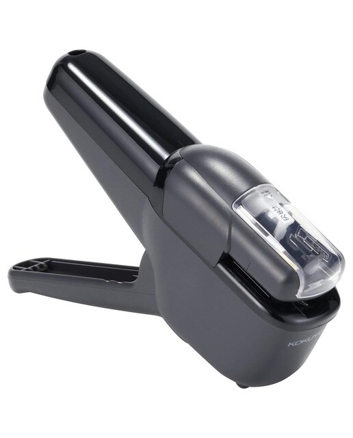Grapadora sin grapas Kokuyo HARINACS HANDY 10 hojas negra Negro-16