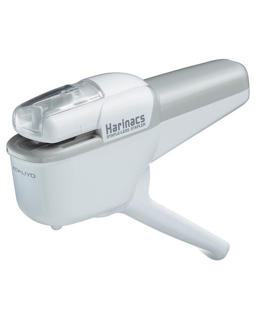 Imagen 0 de Grapadora sin grapas Kokuyo HARINACS HANDY 10 hojas blanca