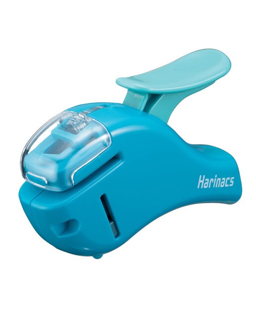Imagen 0 de Grapadora sin grapas Kokuyo HARINACS ALPHA 5 hojas azul