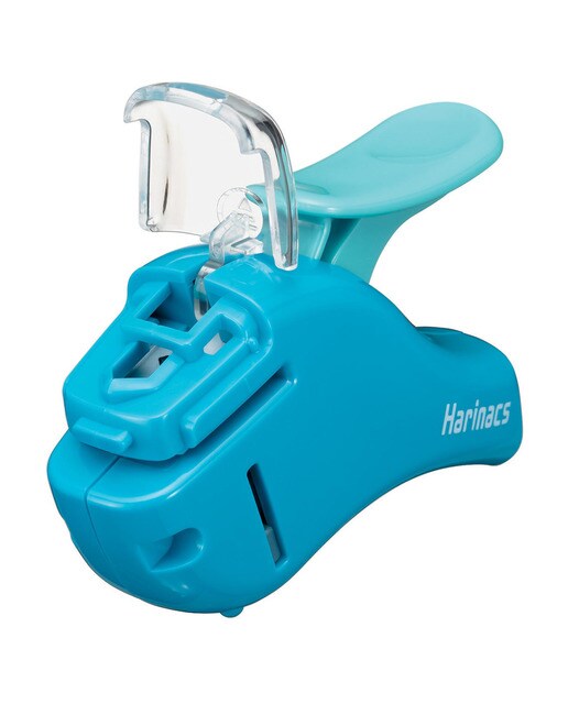 Grapadora sin grapas Kokuyo HARINACS ALPHA 5 hojas azul Azul-13