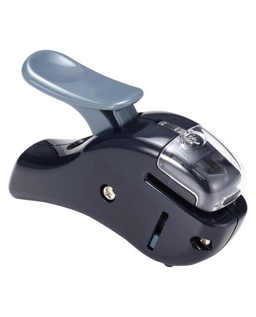 Grapadora sin grapas Kokuyo HARINACS ALPHA 5 hojas negra Negro-3