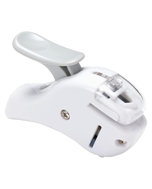 Grapadora sin grapas Kokuyo HARINACS ALPHA 5 hojas blanca Blanco-3