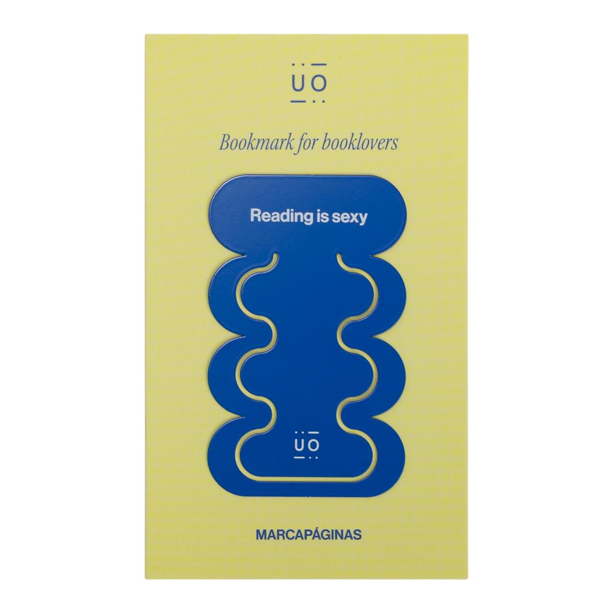 Imagen 0 de Marcapáginas Reading is sexy UO 65x11 mm UO Azul
