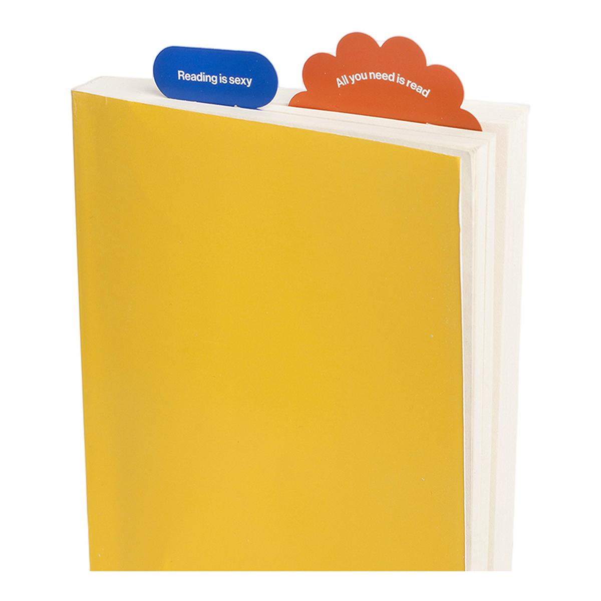 Marcapáginas Reading is sexy UO 65x11 mm UO Azul Multicolor-3