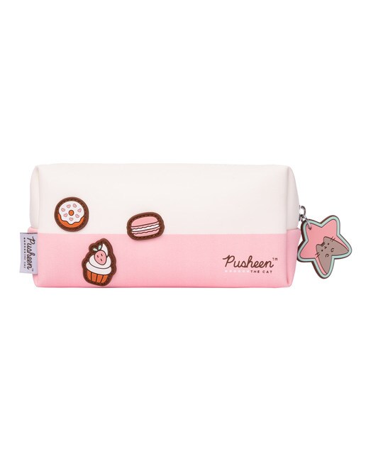 Nécessaire de Maquilhagem Pusheen 20x9x10 Rosa Rosa / Branco-1