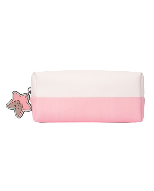 Nécessaire de Maquilhagem Pusheen 20x9x10 Rosa Rosa / Branco-2
