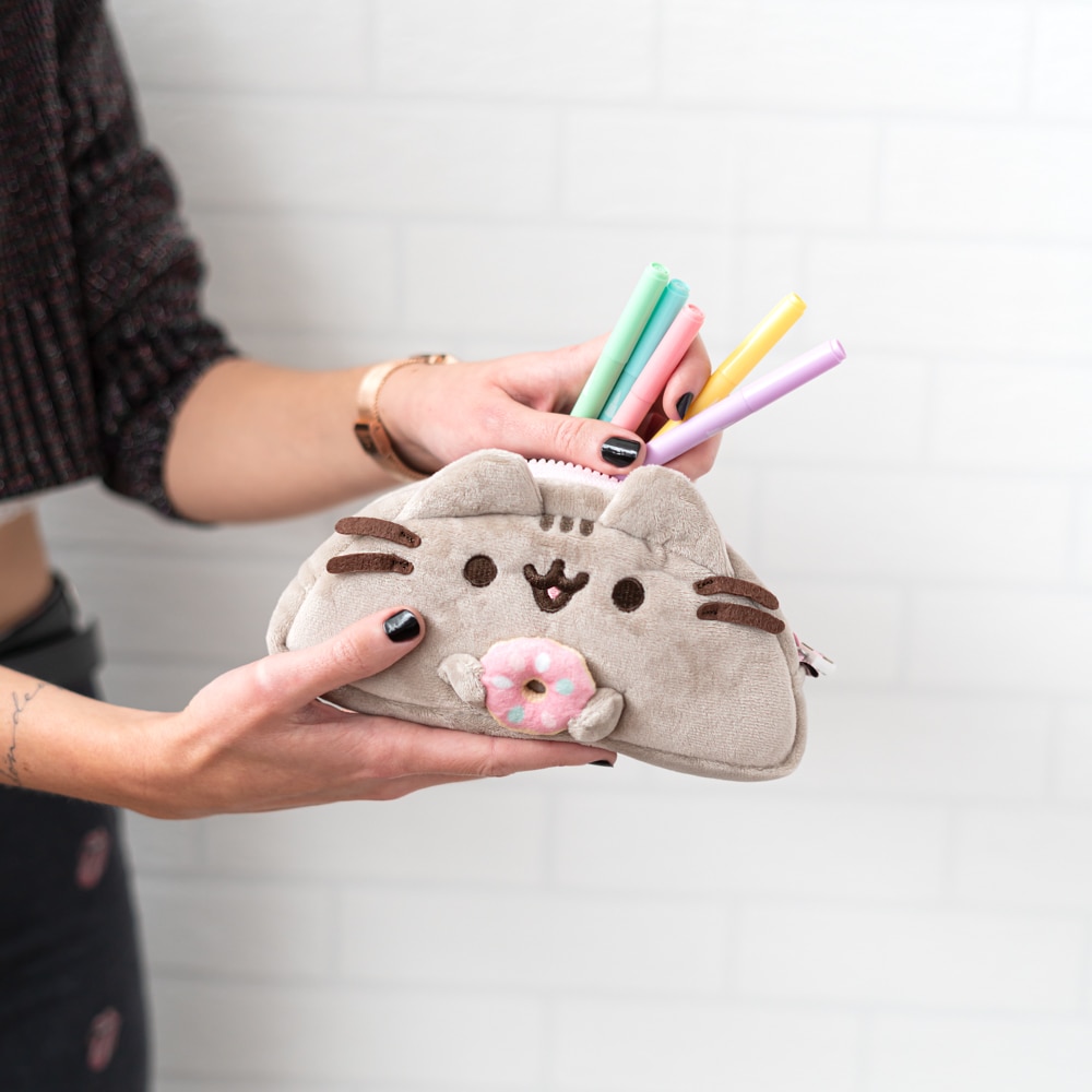 Estojo de peluche Pusheen 20x5x10 castanho Castanho / Rosa-6