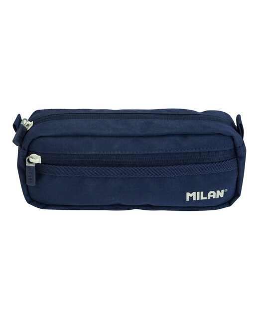 Portatodo Rectangular 2 Cremalleras Serie 1918 MILAN Azul Marino Azul marino-1
