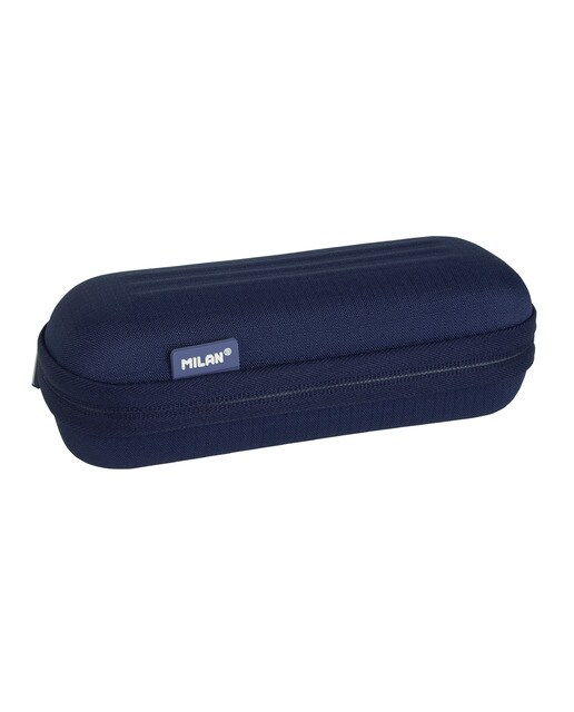 Estojo Simples Oval Semirrígido Série 1918 - Azul-Marinho Azul-marinho-1