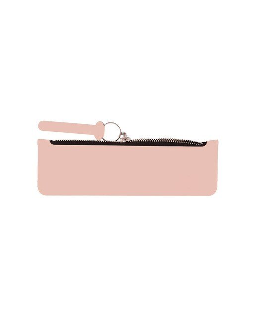 Estojo plano para lápis pequeno vacavaliente rosa 2