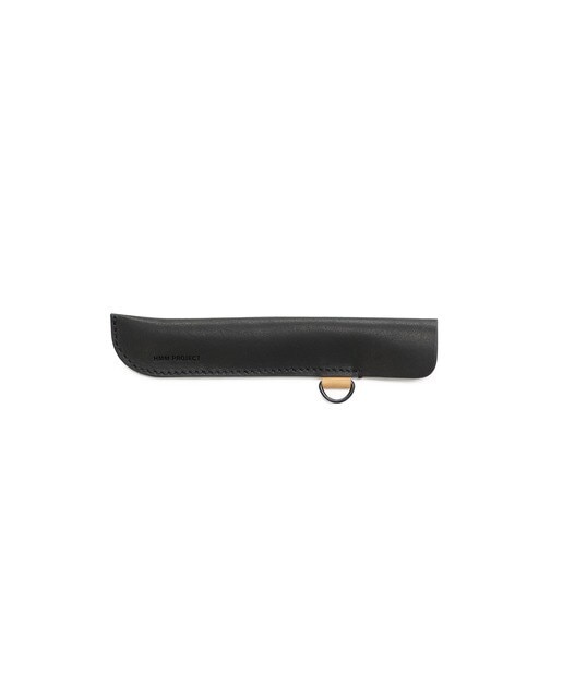 Estuche de cuero HMM negro Negro-1