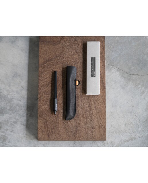 Estuche de cuero HMM negro Negro-2