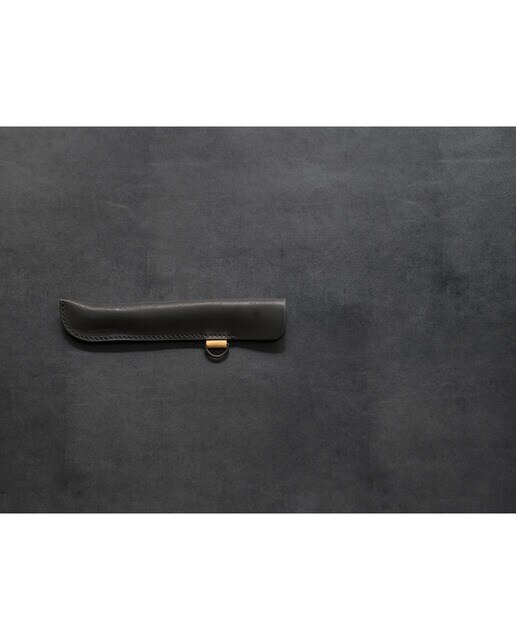 Estuche de cuero HMM negro Negro-8