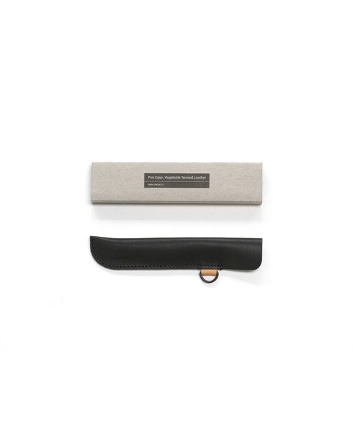 Estuche de cuero HMM negro Negro-13