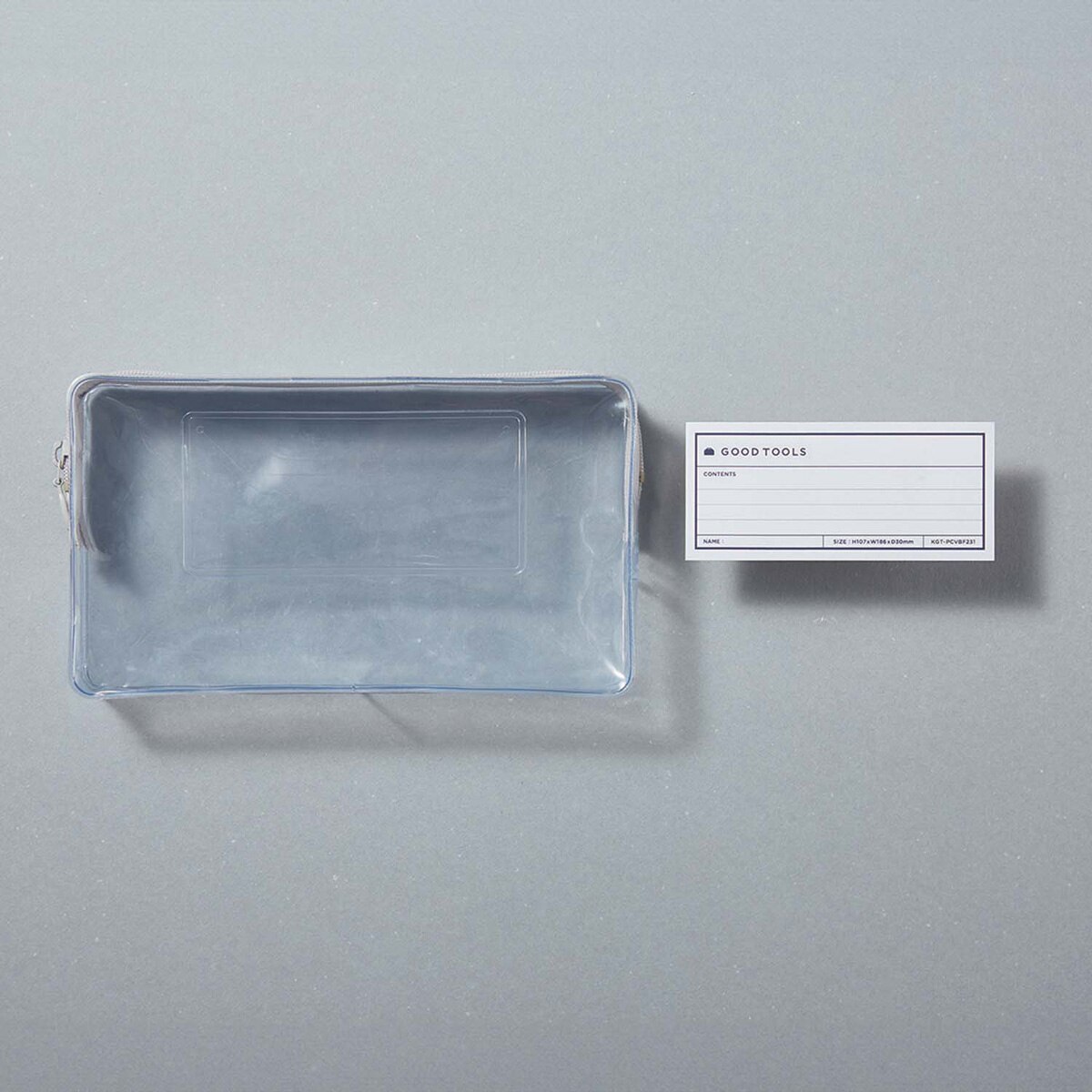 Estuche Kokuyo Good Tools transparente Traslúcido-8