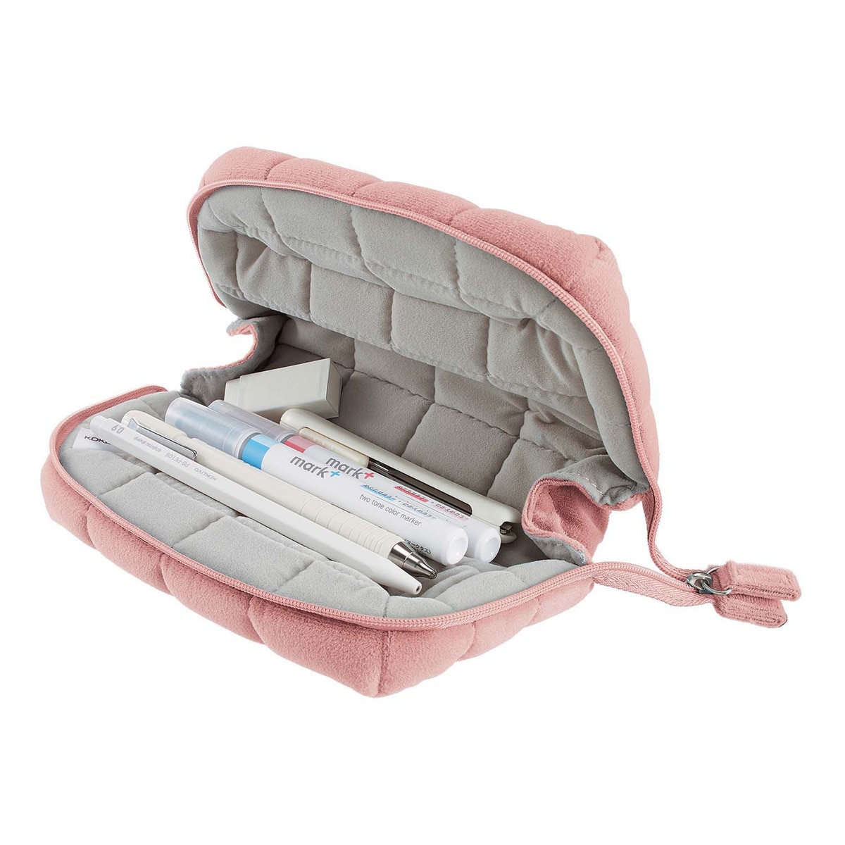 Imagen 3 de Estuche multiusos acolchado Kokuyo Mococo rosa Rosa