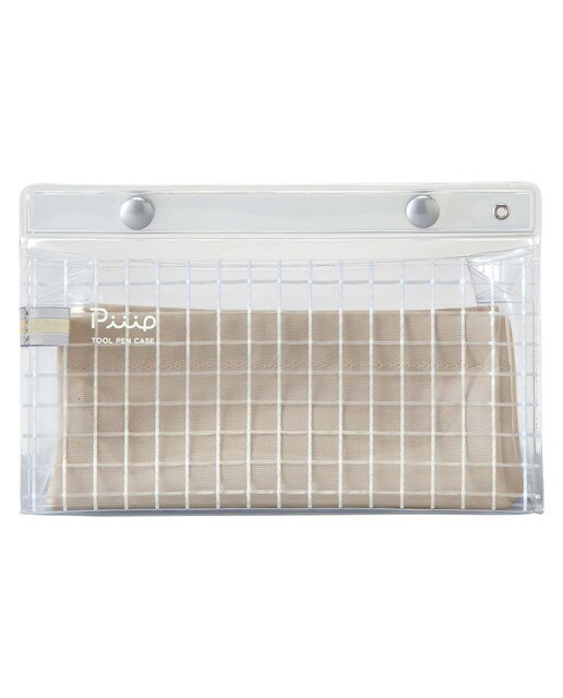 Imagen 2 de Estuche de vinilo Kokuyo bolsillo beige Beige
