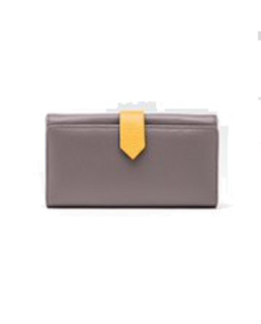 Porta-Moedas Horizontal Sofía - Cinzento/Amarelo Amarelo-1