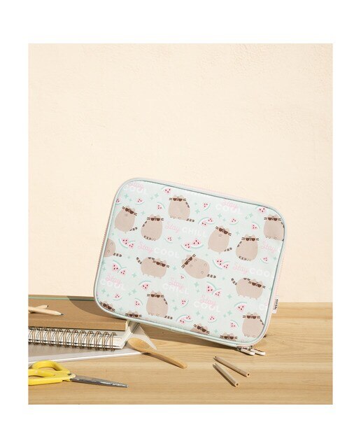 Funda Tablet Pusheen 26,5x19x2 Grupo Erik Editores Verde Verde / Marrón-5