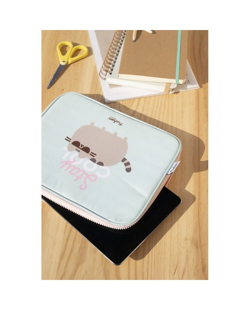 Funda Tablet Pusheen 26,5x19x2 Grupo Erik Editores Verde Verde / Marrón-7