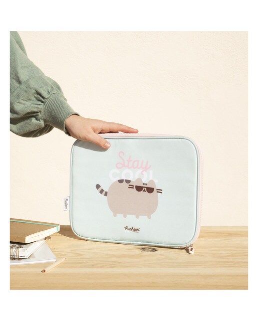 Funda Tablet Pusheen 26,5x19x2 Grupo Erik Editores Verde Verde / Marrón-8