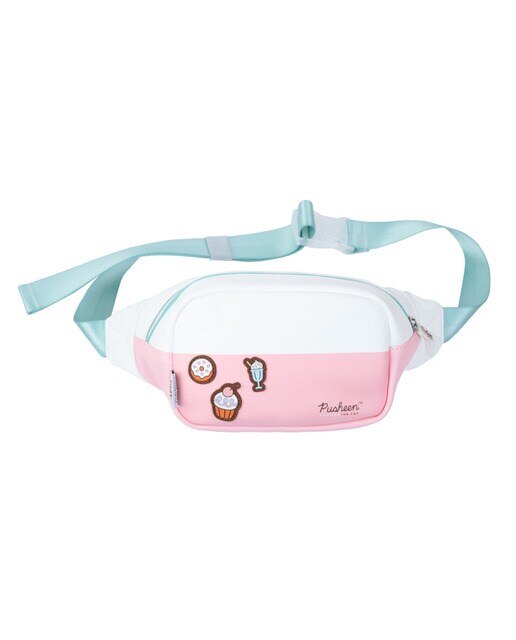 Bolsa de Cintura Pusheen The Cat Rose Collection - Branco/Rosa Branco-2