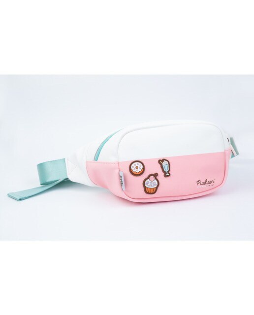 Bolsa de Cintura Pusheen The Cat Rose Collection - Branco/Rosa Branco-3