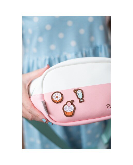 Bolsa de Cintura Pusheen The Cat Rose Collection - Branco/Rosa Branco-7