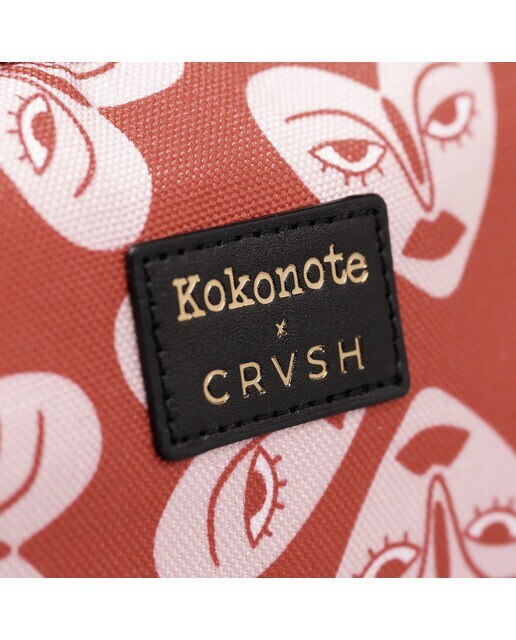 Necessaire Crvsh x Kokonote Rosa Rosa/Vermelho-3