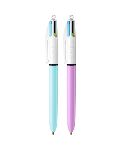 Pack de 1 Caneta Esferográfica de 4 Cores Fun Pastel Ponta Média 1