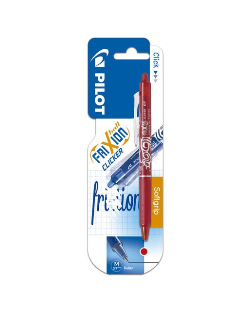 Imagen 0 de Blister 1 Bolígrafo Borrable Frixion Clicker Rojo Pilot