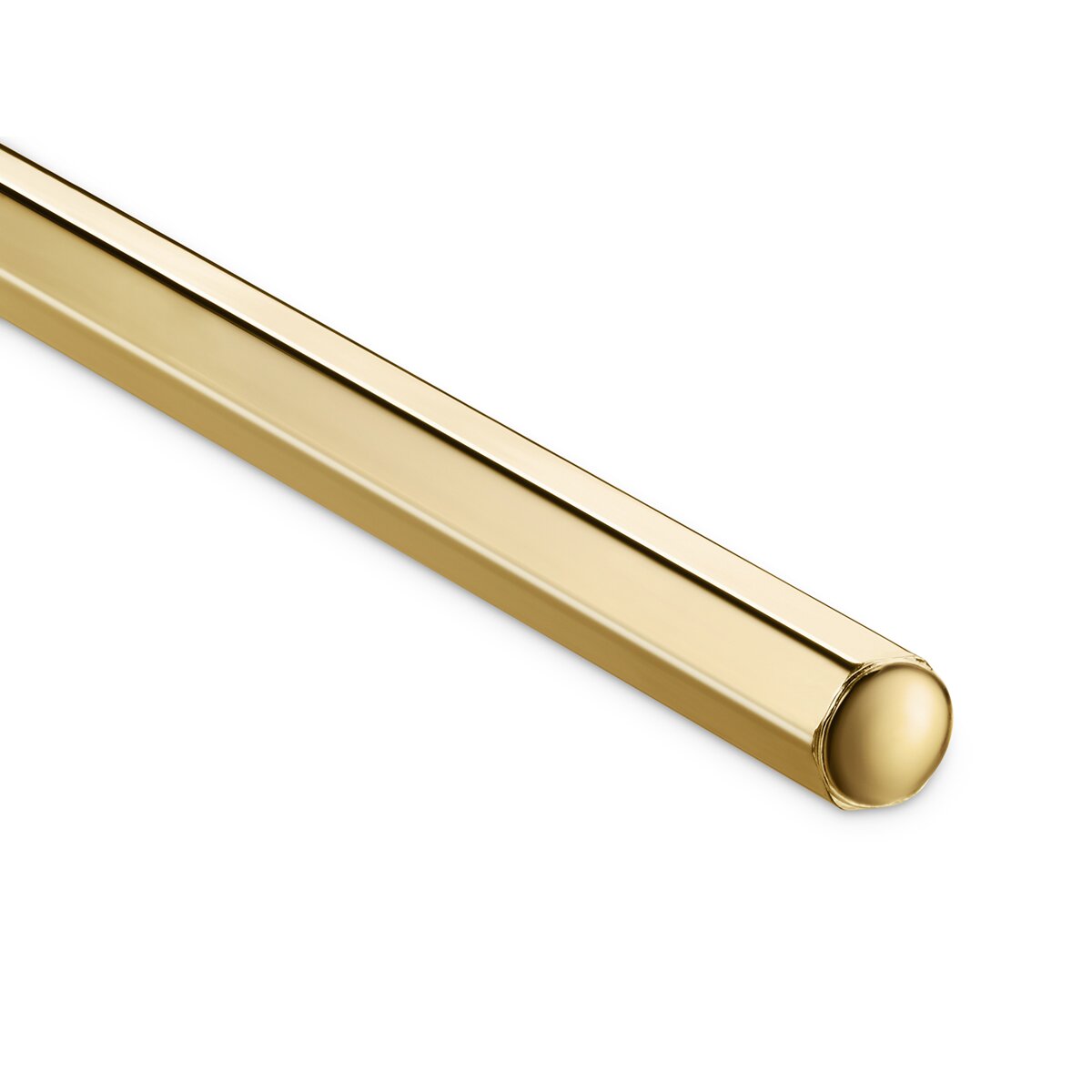 Pack de 2 canetas esferográficas Cristal Shine com corpo prateado Ponta Média Ouro / Prata-5