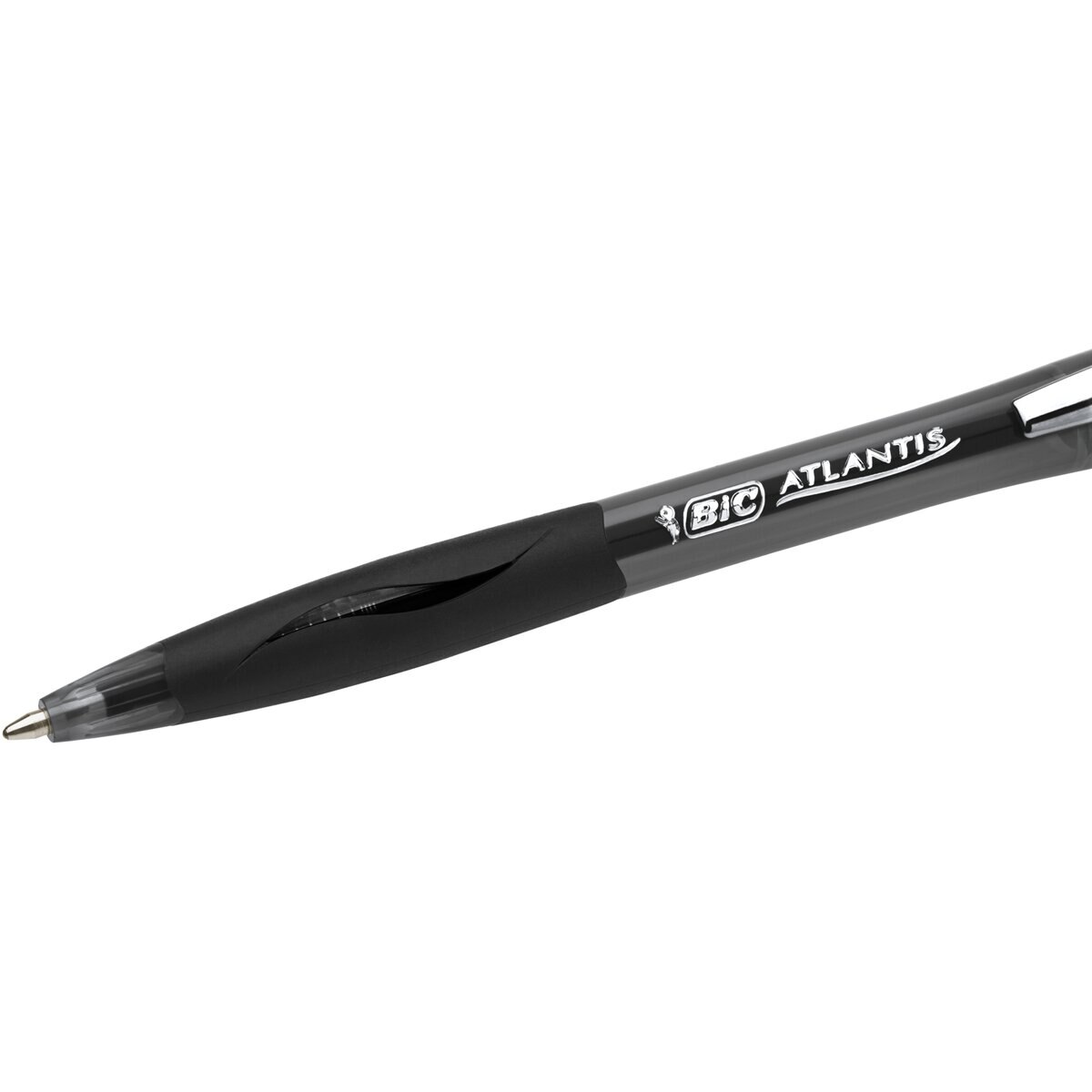 Esferográfica BIC Atlantis Soft 1un - Preto 4