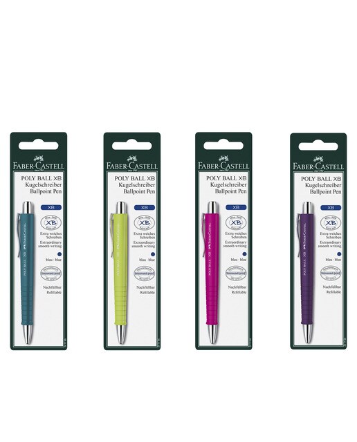 Caneta Esferográfica Faber Castell Polyball Sortida Multicolor-1