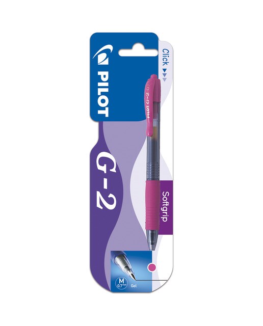 Imagem 0 de Caneta G-2 Tinta Gel Retráctil Pilot rosa