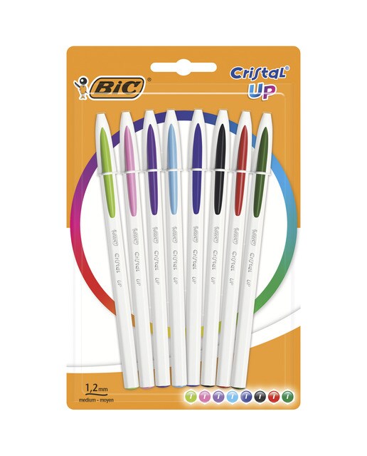 Imagem 0 de Pack de 8 canetas esferográficas Cristal Up Ponta Média