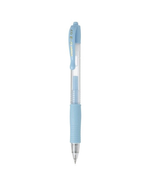 Caneta esferográfica Pilot Retráctil G-2 Tinta De Gel Azul-Claro Azul-1