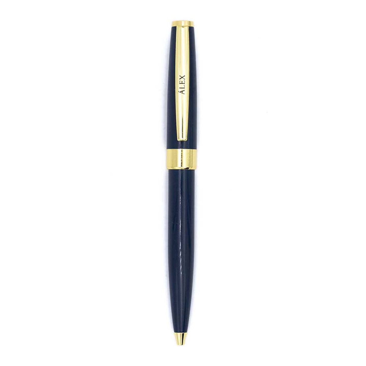 Caneta esferográfica Álex azul-marinho Azul-marinho escuro-2