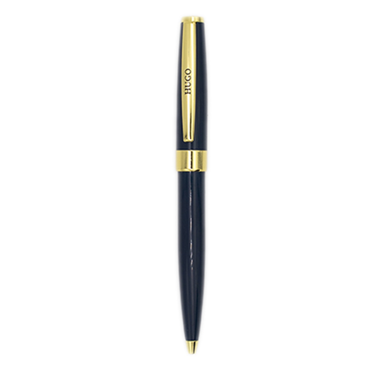 Caneta Esferográfica Personalizada Hugo - Azul-Marinho Azul-marinho escuro-2