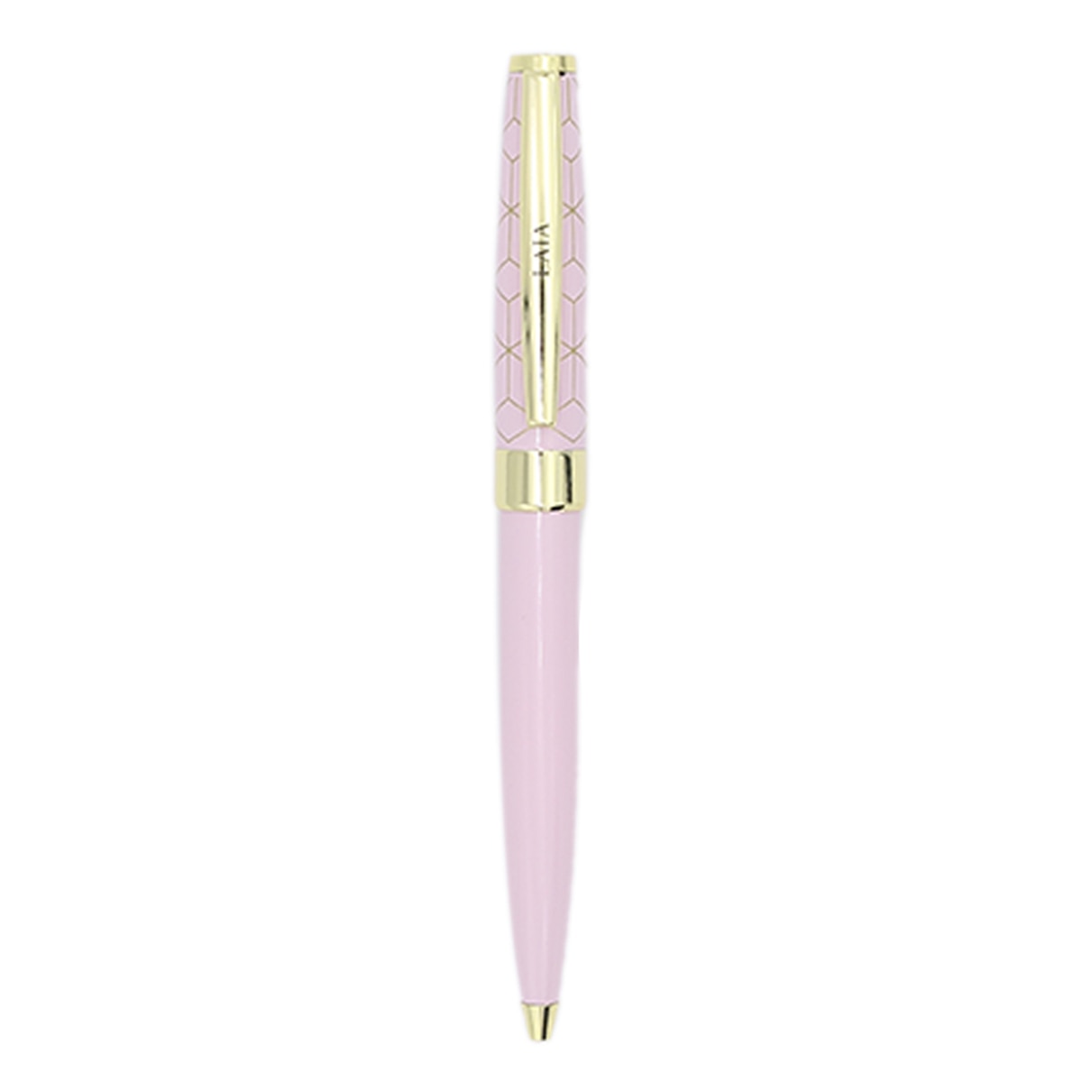 Caneta esferográfica Laia rosa e dourada Rosa-2
