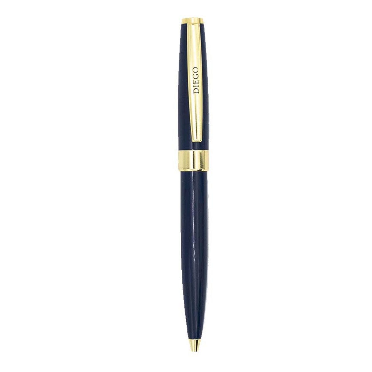 Caneta esferográfica Diego azul-marinho Azul-marinho escuro-2