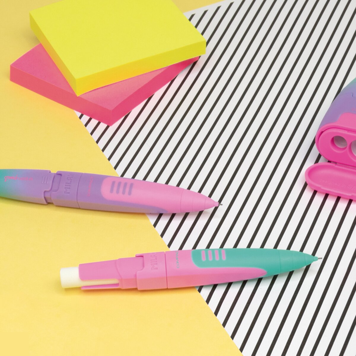Pack com caneta esferográfica e lapiseiras Edição SUNSET multicolor 4